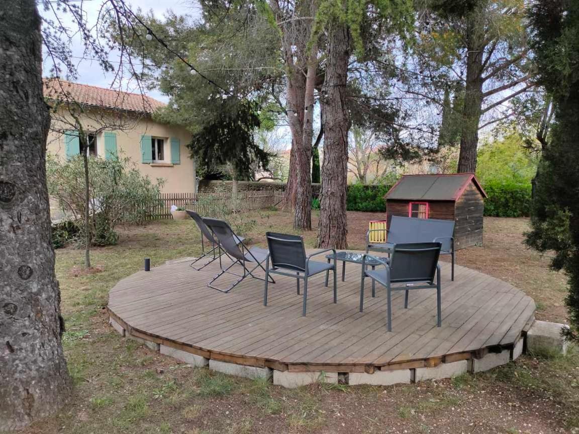 Appartement Avec Grand Jardin Et Parking, Uzès Eksteriør billede